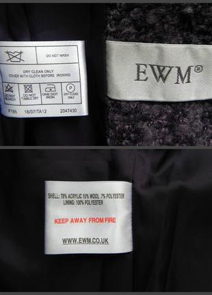 Актуальный красивый буклированный сиреневый пиджак жакет  52-54р. ewm5 фото