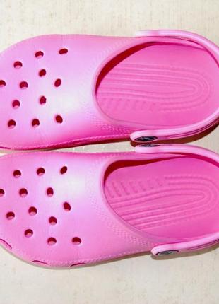 Crocs - детские шлёпанцы престижного бренда c12/c13 (29-30-й размер, стопа 18,3 см)2 фото