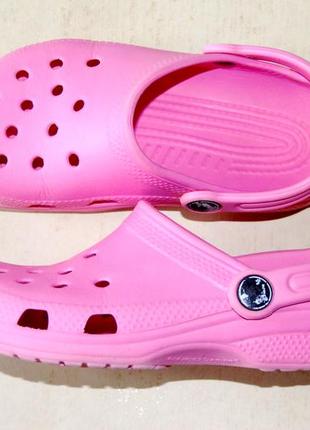 Crocs - детские шлёпанцы престижного бренда c12/c13 (29-30-й размер, стопа 18,3 см)4 фото