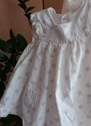 Красиве вельветове плаття f&f 6-9 м