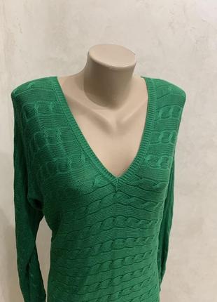 Джемпер свитер lauren ralph lauren зеленый вязаный6 фото