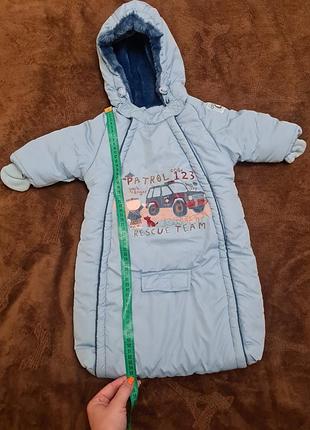 Зимовий комбинезон - конверт 62 розмір
на 2-3 місяці