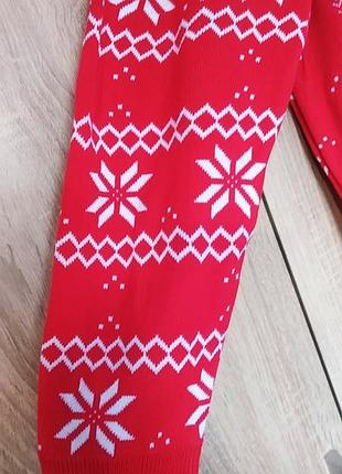 Классный новогодний свитер свитер кофта джемпер размер м