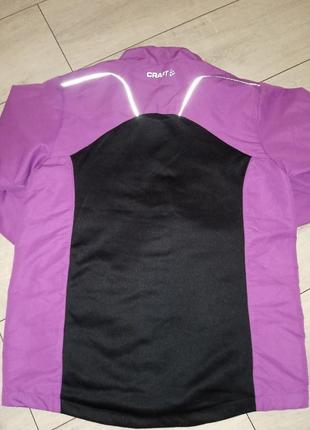 Куртка легка спортивна craft на флісі розмір 158/1646 фото