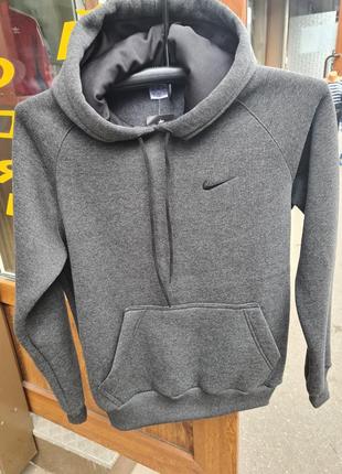 Худі толстовка тепла з начосом , толстовка nike чоловіча унісекс, тепла худi кофта с капюшоном