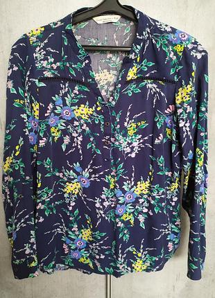 Блуза сорочка квітковий принт