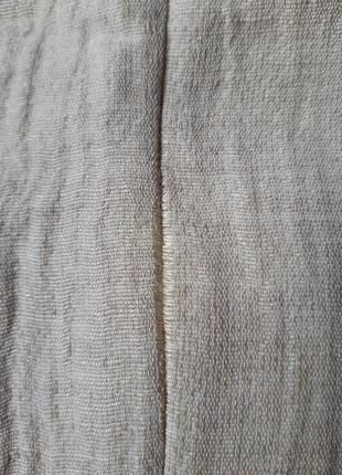 Удлинённый пиджак из смесевого льна в этно, бохо стиле zara10 фото