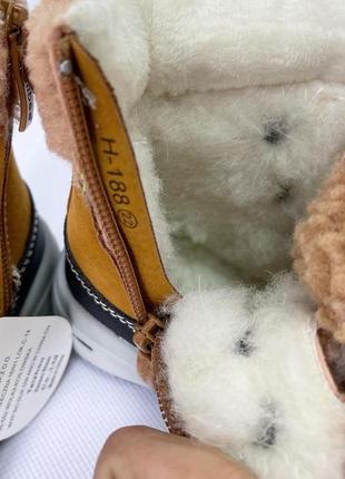 Ботинки сапожки зимние на овчине унисекс2 фото