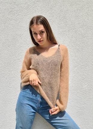Светр павутинка мохер італія