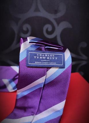 Краватка charles tyrwhitt, silk, england, handmade5 фото