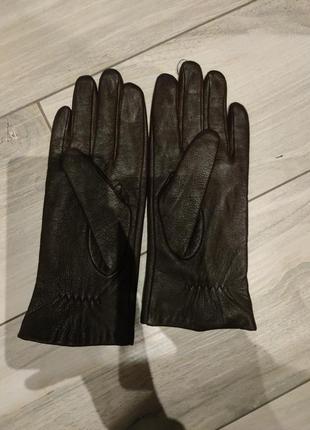 Шкіряні жіночі рукавички marks spenser