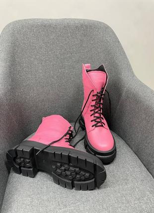 Эксклюзивные стильные ботинки кожаные замшевые цвет по выбору пошьем на полную широкую ногу8 фото