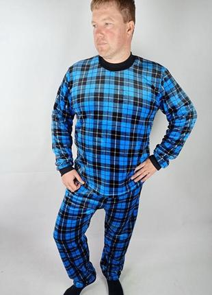 Чоловіча махрова пижама піжама