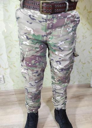 Тактические штаны армейские мультикам саржа военные брюки зсу1 фото
