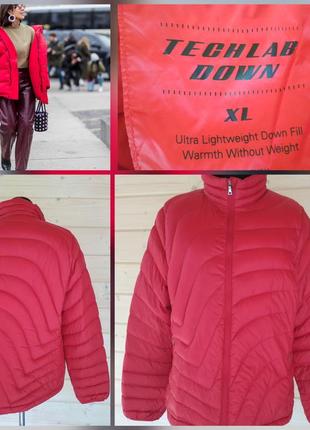 ,,великий розмір натуральний пуховик яскравий стильний невагомий базовий суперякість!!