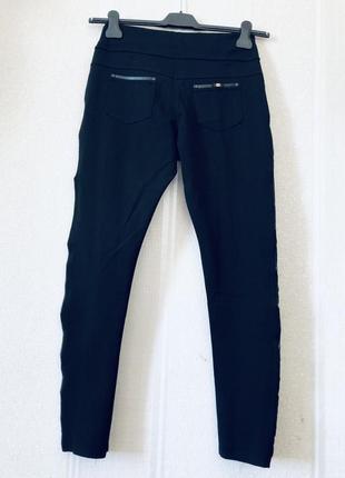 Штаны чёрные зауженные брюки чёрные2 фото