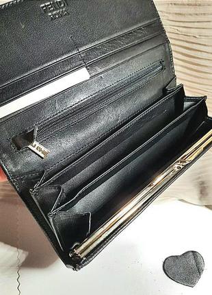 Шкіряний гаманець класу люкс на магнiтах  з логотипом4 фото