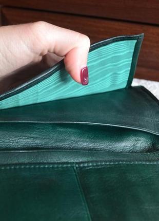 Шкіряна портмоне гаманець англія.6 фото