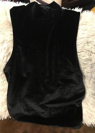 Футболочка без рукав велюрова