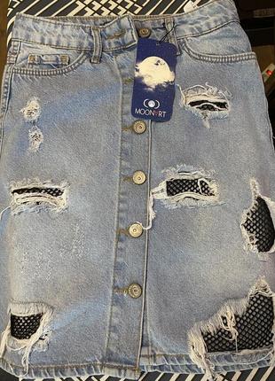 Спідниця джинсова