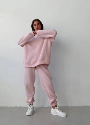 Очень тёплый спортивный костюм  оверсайз  😻;