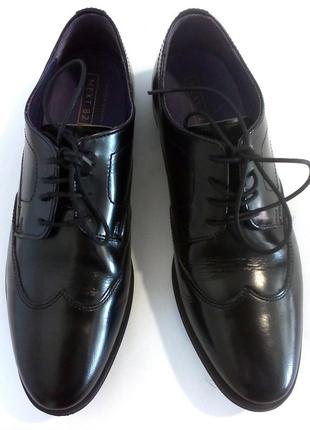 Кожаные школьные туфли для девочки для школы от бренда next, р.36 код w36291 фото