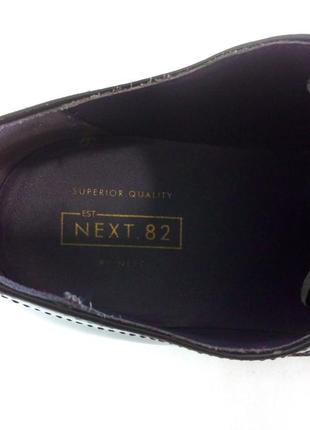 Кожаные школьные туфли для девочки для школы от бренда next, р.36 код w36298 фото