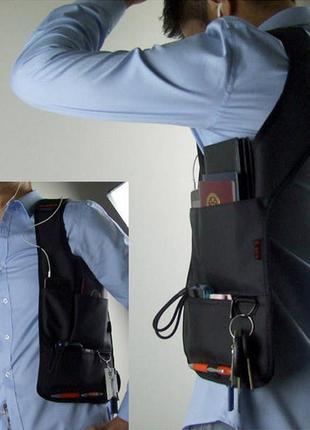 Сумка скрытого ношения для документов с внутренним карманом5 фото