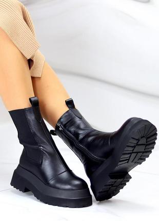 Черевики жіночі   зима натур. шкіра