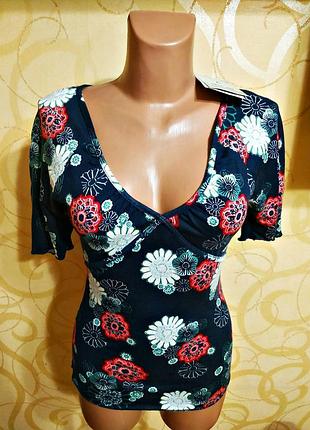 98. футболка в принт американського бренду cherokee.нова з біркою.