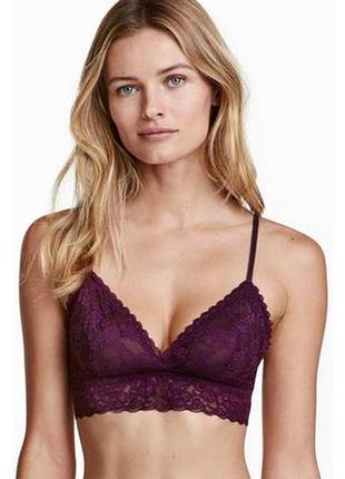 75в, 80а очаровательная пурпурная кружевная браллетка
