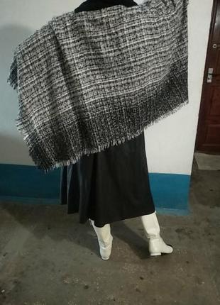 Пончо накидка легкое теплое 2