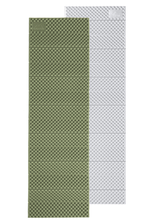 Каремат з пухирцями / каремат-акордеон зелений 185 см