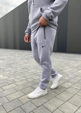 Спортивний костюм утеплений на флісі | | nike | манжет |4 фото