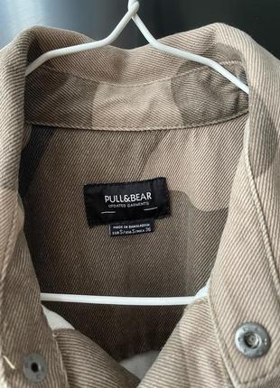 Рубашка сорочка куртка pull&bear3 фото