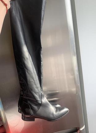 Сапожки чулки осінні, оригінал, м’яка натуральна шкіра