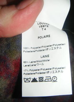 Яркий пиджак из вяленной шерсти, размер l7 фото