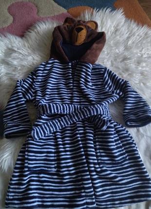 Халатик для мальчика 2-3 года