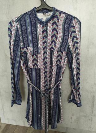 Сукня сорочка принт