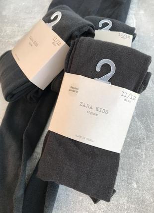 Zara ковготи колготки колготы 👧🏼бамбукові шовковисті
