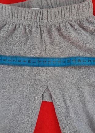 Флісові штани на 9-12 місяців3 фото