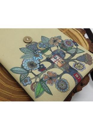 Женская сумка-кошелек fantasy текстильная