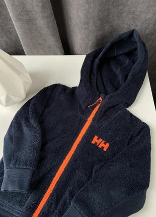 Helly hansen хеллі hh фліска дитяча для хлопчика для дівчинки з капюшоном на флісі флісова кофта на замку