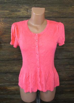 Кофточка легкая m&s, розовая, 14 (м, 48), отл сост!