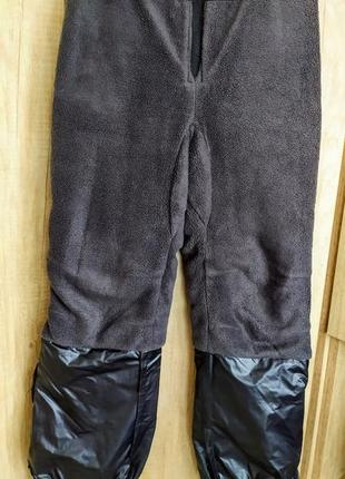 Якісні теплющі зимові штани texner з ременем (розмір s, на 6-8 років)2 фото