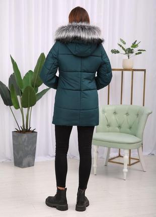 Короткая женская зимняя куртка на тинсулейте. бесплатная доставка5 фото