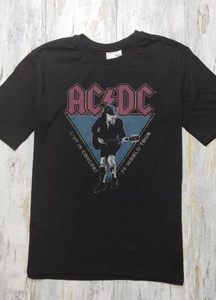 Футболка acdc h&m