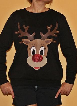 Светр-світшот з оленем