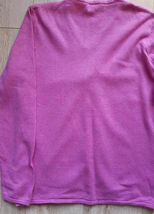 Тепленький-м'якенький светр кольору фуксії з подвійним передом gerry weber3 фото