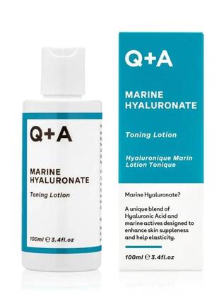 Зволожувальний тонер q+a marine hyaluronate toning lotion 100мл